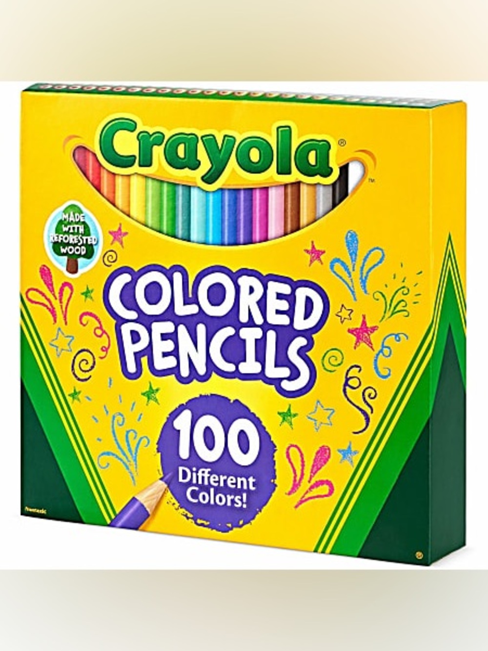 Crayola Colored Pencil Set — 100 Multicolor Assortment - Picture 4 of 4